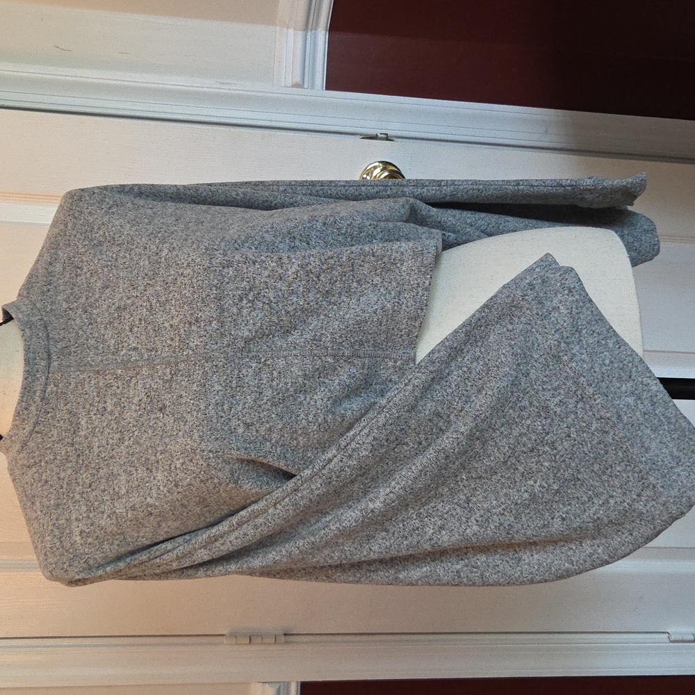 Grey Cropped Sweater